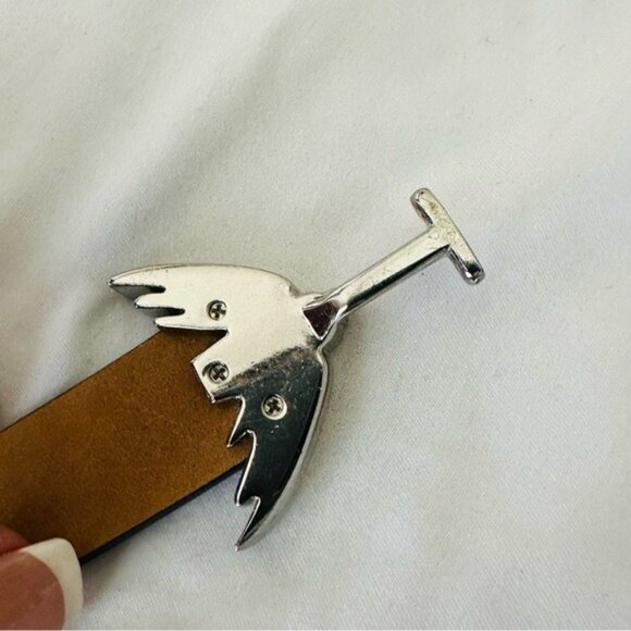 Kate Spade Kissing Bird Belt Dark blue Rhinestones In the Hoop  XS/S - Picture 10 of 15